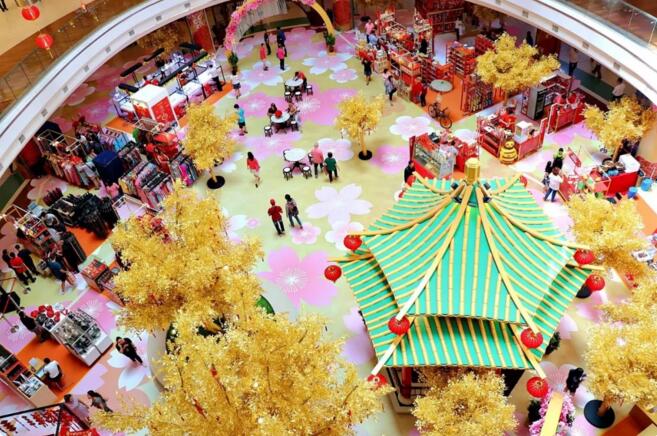 2020马来亚西春节商场美陈